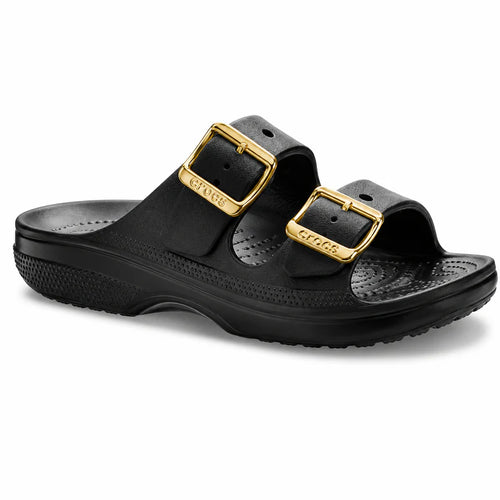 Women's Metallic Buckle Saturday Sandal