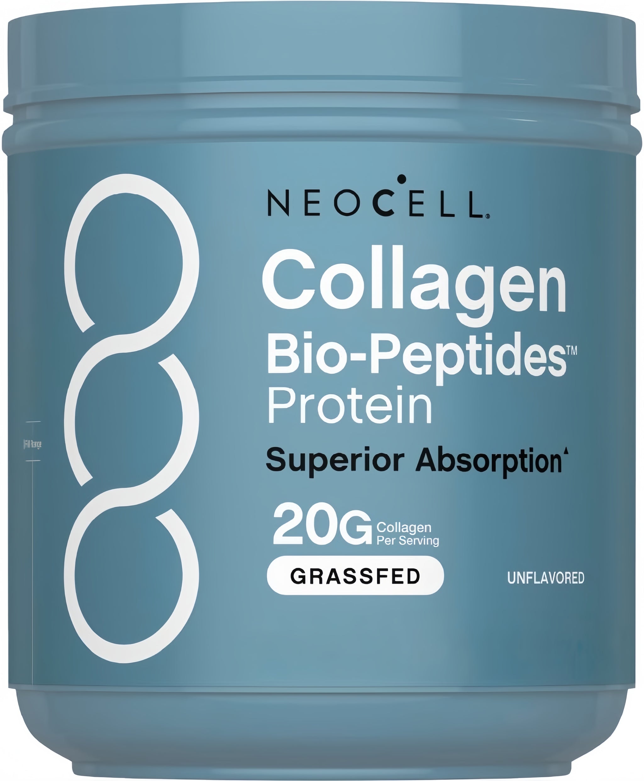 NeoCell Collagen Bio-Peptides Powder |22oz|Super Hair, Skin, and Nails |Superior Absorption | Grassfed ProteinSupplement|Advanced with 18 EssentialAmino Acids