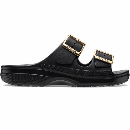 Women's Metallic Buckle Saturday Sandal