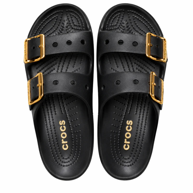Women's Metallic Buckle Saturday Sandal