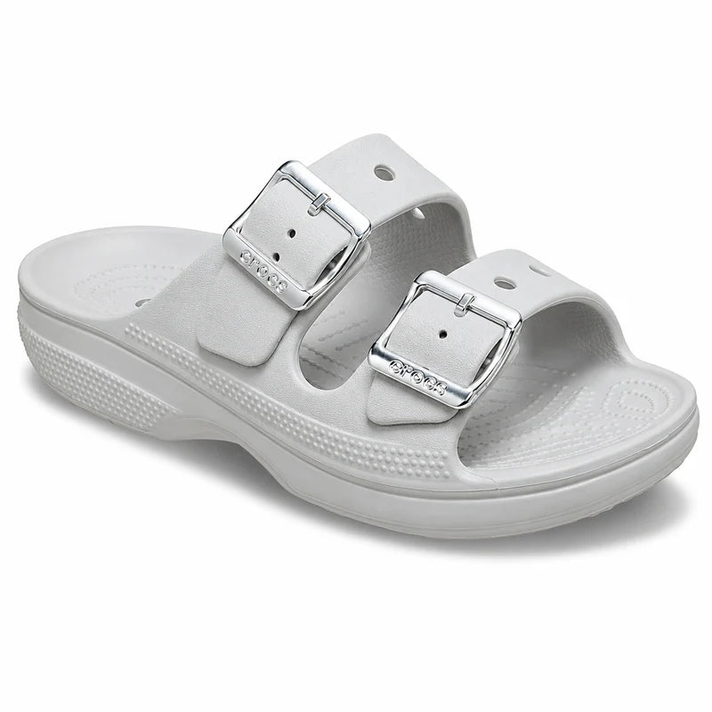 Women's Metallic Buckle Saturday Sandal