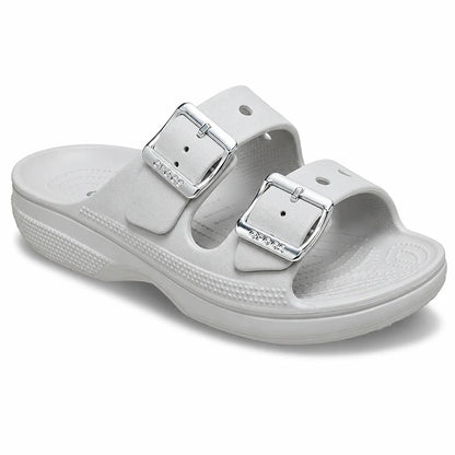 Women's Metallic Buckle Saturday Sandal