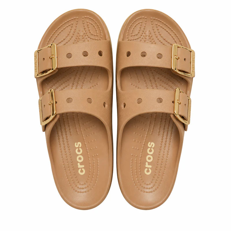 Women's Metallic Buckle Saturday Sandal